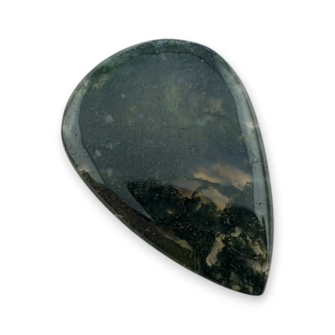 Agat mszysty cienki kaboszon 27x18 mm nr 373