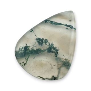 Agat mszysty cienki kaboszon 27x20 mm nr 299