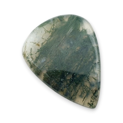 Moss agate cabochon 27x21 mm no 370
