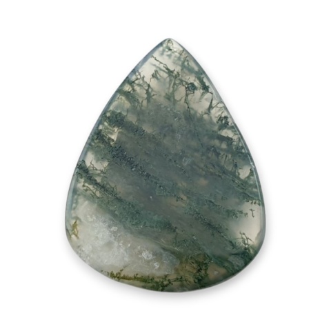 Moss agate cabochon 27x21 mm no 370