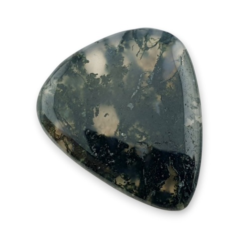 Moss agate cabochon 27x23 mm no 383