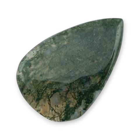 Agat mszysty cienki kaboszon 28x18 mm nr 391