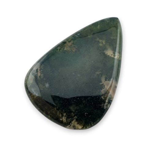Agat mszysty cienki kaboszon 29x20 mm nr 367