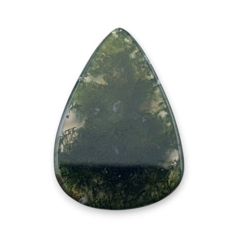 Agat mszysty cienki kaboszon 29x20 mm nr 367