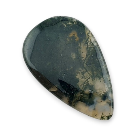 Agat mszysty cienki kaboszon 30x18 mm nr 303