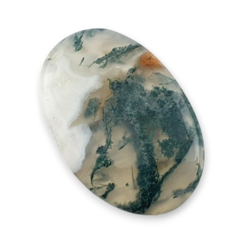 Agat mszysty cienki kaboszon 31x21 mm nr 381