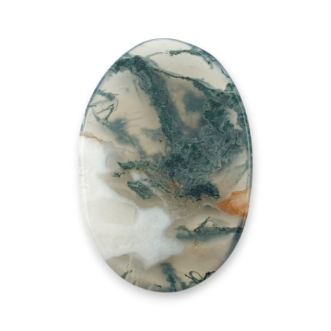 Agat mszysty cienki kaboszon 31x21 mm nr 381
