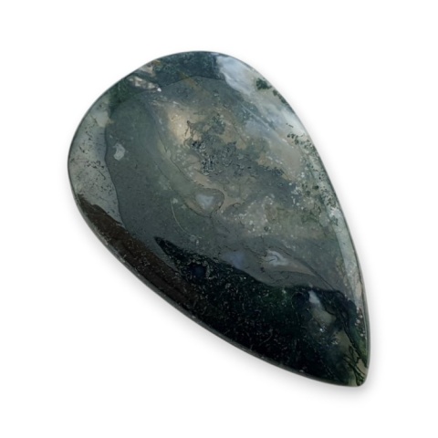 Agat mszysty cienki kaboszon 32x19 mm nr 270
