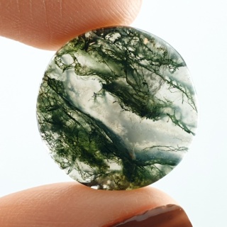 Agat mszysty cienki kaboszon fi 19 mm nr 497