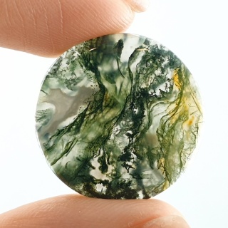 Agat mszysty cienki kaboszon fi 21 mm nr 424