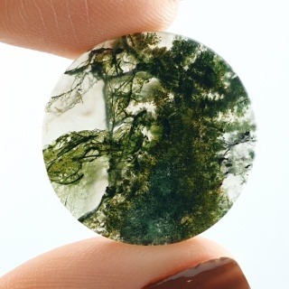 Agat mszysty cienki kaboszon fi 24 mm nr 478