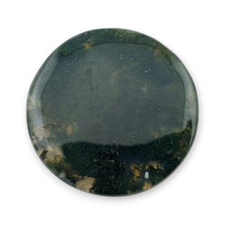 Moss agate cabochon fi 26x mm no 420