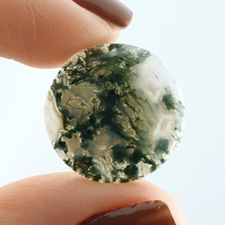 Agat mszysty cienki kaboszon fi 18 mm nr 530