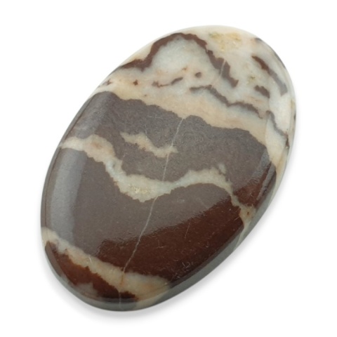 Coffee bean jasper cabochon 32x21 mm no 27
