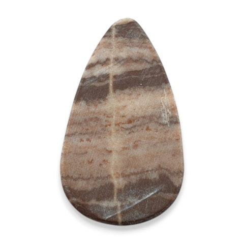 Coffee bean jasper cabochon 37x21 mm no 38