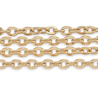 Łańcuszek ankier stal szlachetna 2,5x2,0x0,5 mm 0,5 m kolor złoty powłoka IP