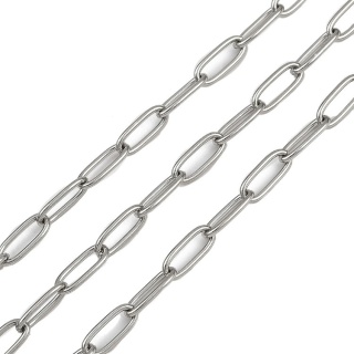 Łańcuszek stal szlachetna 10x4,0x1,0 mm 0,5 m