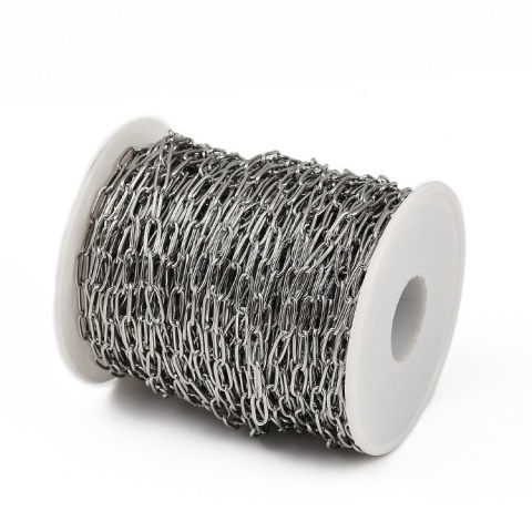 Łańcuszek stal szlachetna 10x4,0x1,0 mm 0,5 m