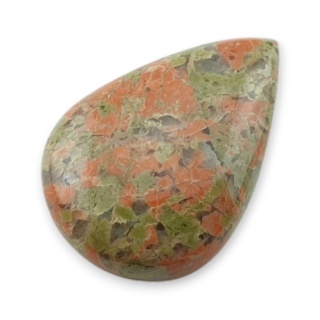 Unakite cabochon 31x21 mm no 42