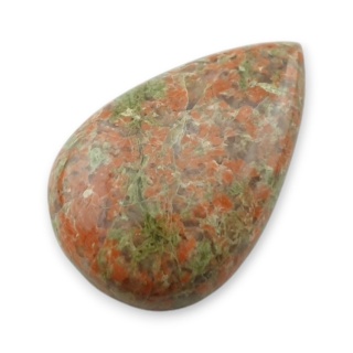 Unakite cabochon 33x22 mm no 45