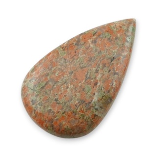 Unakite cabochon 39x23 mm no 38