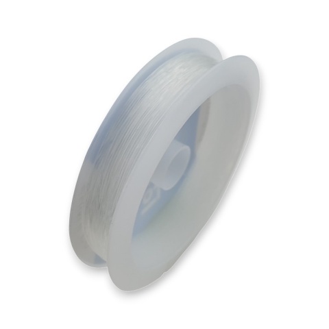 Round silicone rubber band 0.6 mm, 12 m spool