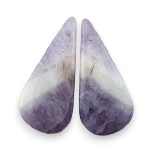 Ametyst para kaboszonów z dziurką 26x12 mm nr R327