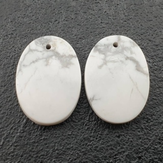 Howlit para kaboszonów z dziurką 19x14 mm nr R348