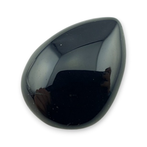 Onyks czarny kaboszon 22x16 mm nr 396