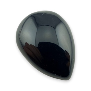 Onyks czarny kaboszon 22x16 mm nr 396