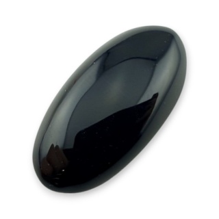 Onyks czarny kaboszon 25x13 mm nr 492