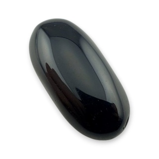 Onyks czarny kaboszon 26x13 mm nr 442