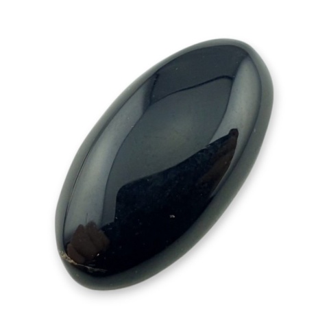 Onyks czarny kaboszon 26x14 mm nr 488