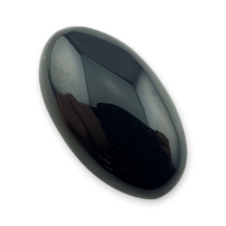 Black onyx cabochon 26x15 mm no 464