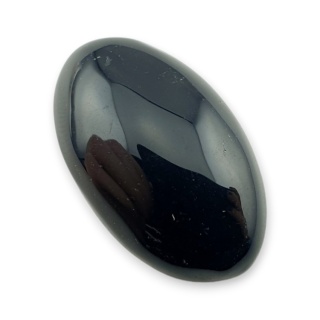 Black onyx cabochon 26x16 mm no 390