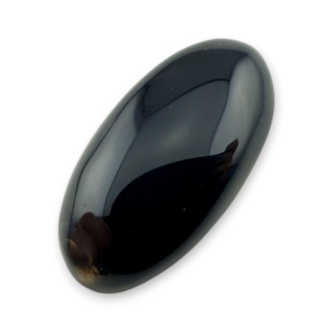Black onyx cabochon 27x14 mm no 399