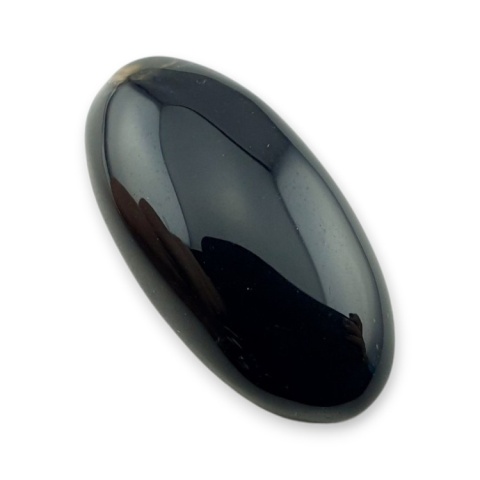Black onyx cabochon 27x14 mm no 399