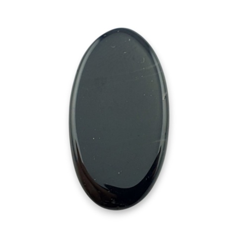 Onyks czarny kaboszon 27x15 mm nr 415