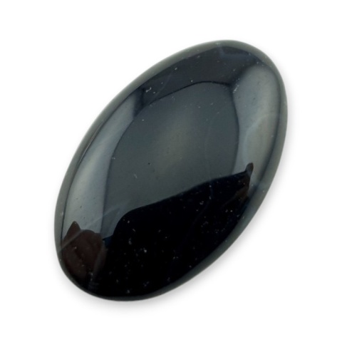 Onyks czarny kaboszon 27x17 mm nr 424