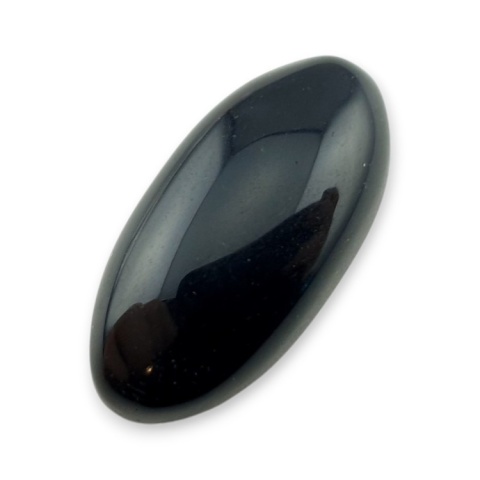 Onyks czarny kaboszon 28x14 mm nr 404