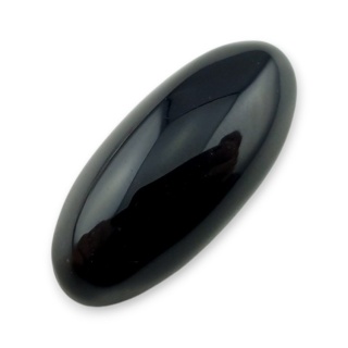 Onyks czarny kaboszon 29x13 mm nr 465