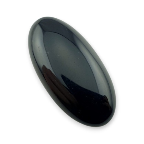 Onyks czarny kaboszon 29x14 mm nr 439