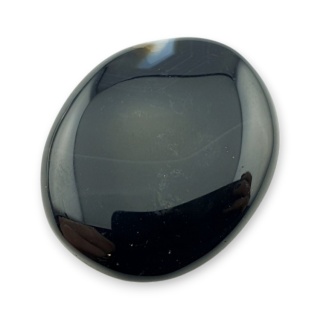 Onyks czarny kaboszon 32x27 mm nr 379