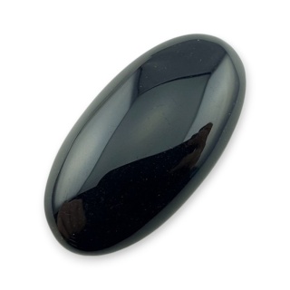 Onyks czarny kaboszon 33x17 mm nr 429