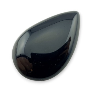 Onyks czarny kaboszon 33x22 mm nr 383