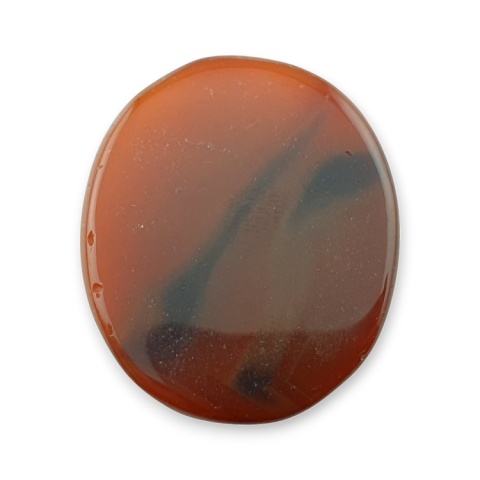 Red onyx cabochon 33x28 mm no 34