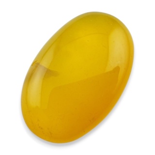 Yellow onyx cabochon 29x19 mm no 27