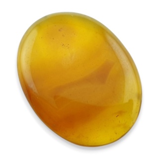 Yellow onyx cabochon 34x26 mm no 28