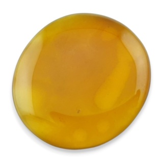 Yellow onyx cabochon 36x33 mm no 22