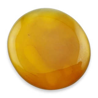 Yellow onyx cabochon 36x33 mm no 22